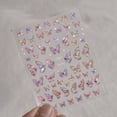 thumbnail image 6 of Butterfly Nail Art Stickers – 5D Embossed Self-Adhesive Nail Decals with Iridescent Glitter Effect, Colorful Butterfly Charms for DIY Manicure Decorations, 6 of 8
