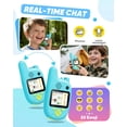 thumbnail image 4 of Walkie Talkies con Video Pussan para Niños con Cámaras Dobles Paquete de 2, 4 of 7