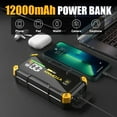 thumbnail image 2 of VTOMAN V8 Plus Car Jump Starter, 3500A Peak 12V Lithium Battery Booster Pack (9.0L Gas & 8.5L Diesel), Portable Jump Box (44.4Wh)with Jumper Cables, 2 of 8