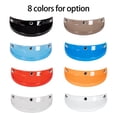 thumbnail image 6 of AREALER Universal Motorcycle 3 Snap-Button Visor Flip Down Open Face Helmet Wind, 6 of 7