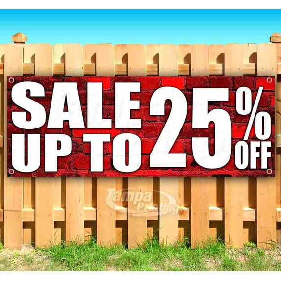 Sale Up To 25% Off 13 oz Vinyl Banner With Metal Grommets