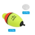 thumbnail image 3 of 1.8oz Lighted Fishing Slip Bobbers EVA Light Up Fishing Float with Battery, Yellow, 22 Pack, 3 of 5