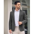 thumbnail image 3 of COOFANDY Mens Casual Sport Coats Knit Lightweight Sports Jackets One Button Casual Business Blazer Jackets, 3 of 6