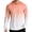 Gradient Light Red 01, variant on Men's UPF 50+ Sun Protection Hoodie Shirts Long Sleeve UV Outdoor Fishing Shirts SPF Rash Guard Shirts for Men Gradient Navy L