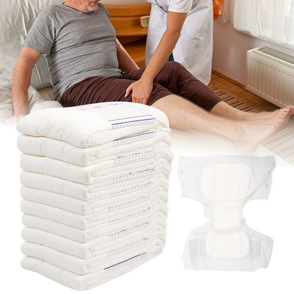 Pañales desechables para adultos calzoncillos para adultos laterales a prueba de fugas de 10 piezas con alta absorción de agua hecha de tela no tejida manténgala limpia y ANGGREK Otros