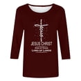 thumbnail image 5 of Daisyyozoid Nouvelles Arrivées Hauts pour Femmes Joyeuses Pâques Col Rond Manches Longues, 5 of 5