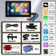 thumbnail image 3 of Srnubi 5 7 pulgadas CarPlay de navegación para motocicletas inalámbrico CarPlay Android Auto Airplay Pantalla de visualización Monitor portátil para motocicletas, 3 of 5