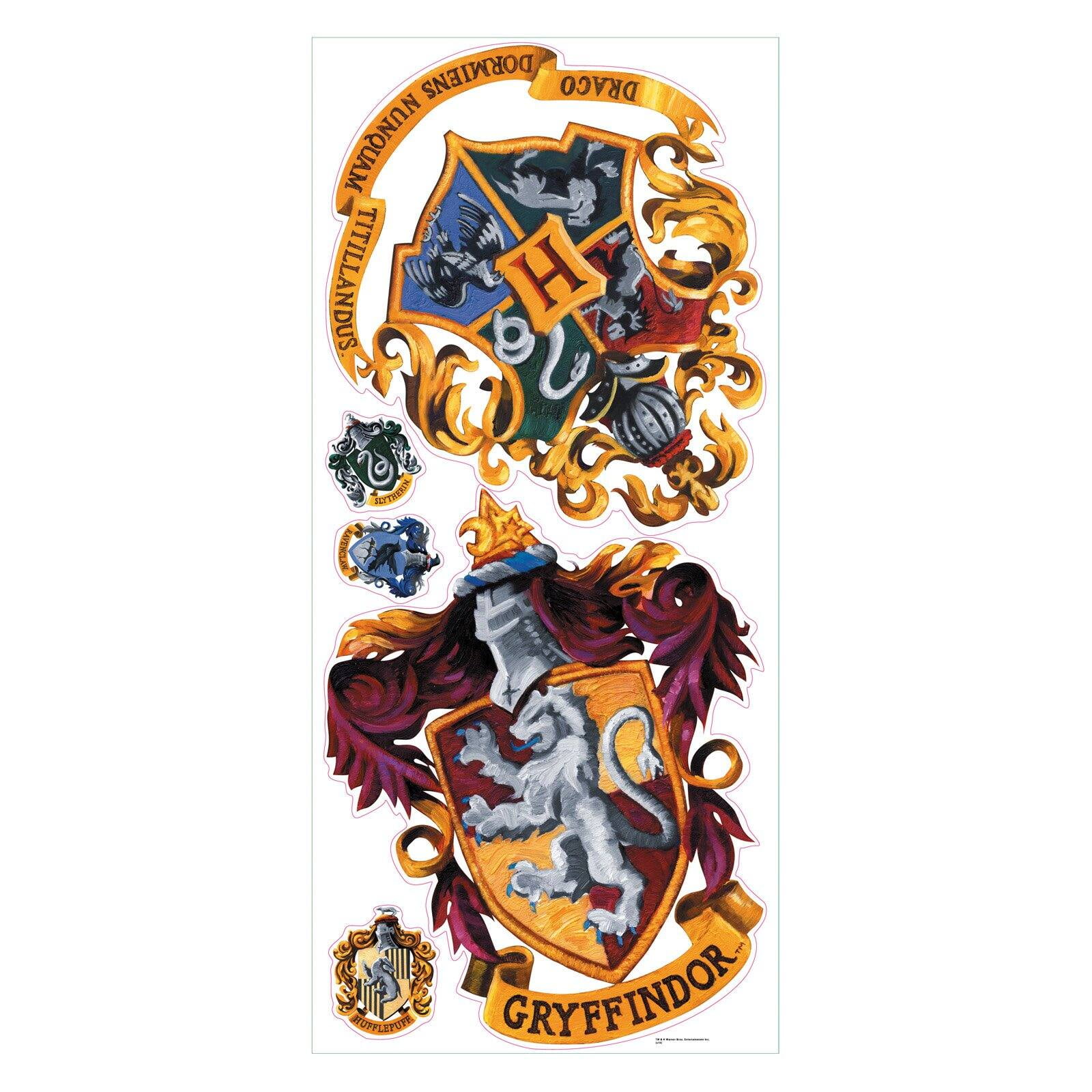 RoomMates Harry Potter Hogwarts Crest Peel and Stick Wall Decals -  Multicolor - 17 x 22 inches