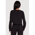 thumbnail image 4 of Women's Cropped Pullover Sweatshirt with Thumbholes, 4 of 4