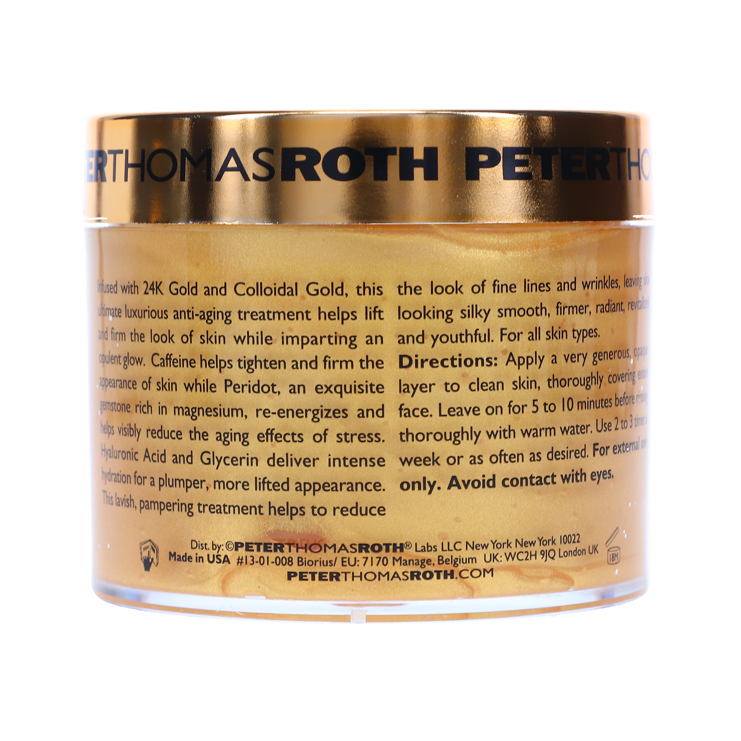Peter Thomas Roth 24K Gold Mask Pure Luxury Lift & Firm Mask 5.1 oz - image 4 of 8