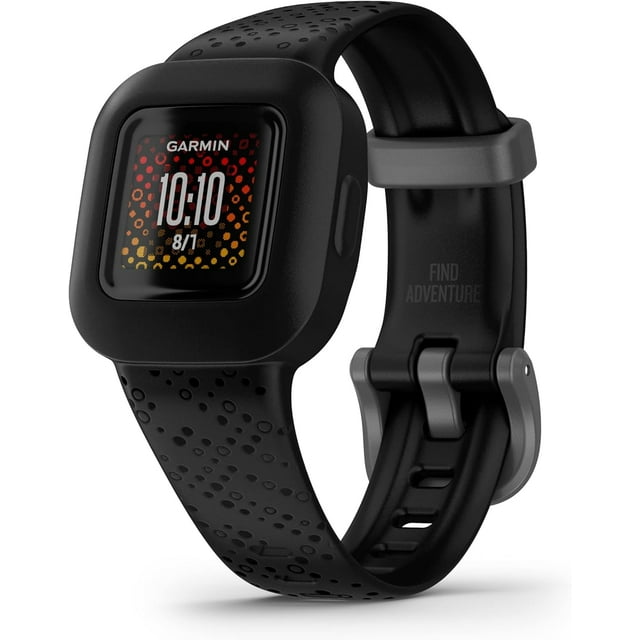 Remis à Neuf (Bon) Garmin - Vivofit Jr. 3 Traqueur d'Activité pour Enfants - Black Panther
