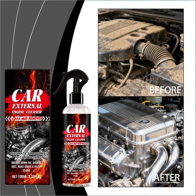 NAOJIE Engine Cleaner Spray - Specialist Machine & Engine Degreaser Foaming Spray Degreaser for Engine Bay,Gunk,and Motor | 100ml