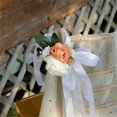 thumbnail image 3 of Neinkie Artificial Flower Arrangement for Wedding Chair Back Aisle Pew Flower Decoration, 3 of 7