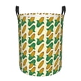 thumbnail image 6 of Lsque Corn 8 pattern Laundry Hamper Basket, Tall Woven Rope Hamper Basket for Clothes, Lightweight Storage Basket, Collapsible Waterproof-, 6 of 8