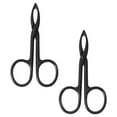 thumbnail image 1 of Tijeras para cejas, pinzas para cejas con mango de tijera, pinzas para depilar, 1 of 5
