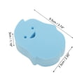 thumbnail image 4 of Unique Bargains 1 Pc Penguins Shape Bath Sponge Body Scrubber Blue, 4 of 6