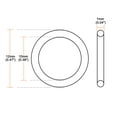 thumbnail image 2 of Silicone O-Rings 12mm OD, 10mm Inner Diameter, 1mm Width, Seal Gasket Red 10pcs, 2 of 3