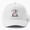 White, variant on Moo Cow Sebastian Stan Baseball Cap, Fan Quote Graphic Design, Classic Hat