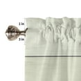 thumbnail image 6 of Wood Grain Sage Green Gradient Curtain Home Decoration Living Room Short Curtains Window Treatments For Kitchen Bedroom, 6 of 6