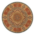 thumbnail image 2 of Unique Loom Palace Collection Area Rug - Amber (8' Round Light Blue/Light Brown), 2 of 6