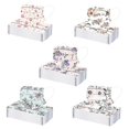 thumbnail image 1 of Mascarilla desechable con estampado de flores y mariposas para adultos, 50 unidades, 3 capas, a prueba de polvo, con lazo para las orejas, 1 of 2