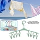 thumbnail image 2 of Wosthever Percha de plástico para ropa, percha para abrigos, almacenamiento de ropa, percha de secado con 8 Clips Almacenamiento y organización del hogar Wosthever HA022750-00, 2 of 6