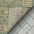 thumbnail image 6 of Well Woven Medusa Quay Modern Tribal Green 2'7" x 9'10" Runner Indoor Outdoor Rug, 6 of 7