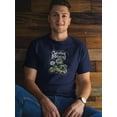 thumbnail image 2 of Good Mood Daisies W Froggie T-Shirt Men -Image by Shutterstock, Male 4X-Large, 2 of 4