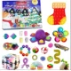 thumbnail image 5 of Calendario de Adviento de Navidad de 24 días, kit de juguetes antiestrés, juguetes blandos para apretar y aliviar el estrés, juguetes para niños con forma de árbol de Navidad, 5 of 5