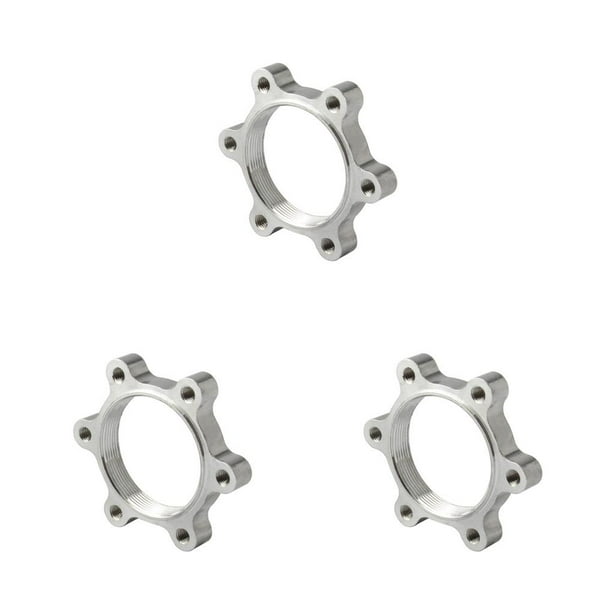 Sonducket Adaptador de Rotor de freno de disco de rueda libre de asiento de conversión de bloqueo de disco de cubo de dureza fuerte roscada Type1 NO1