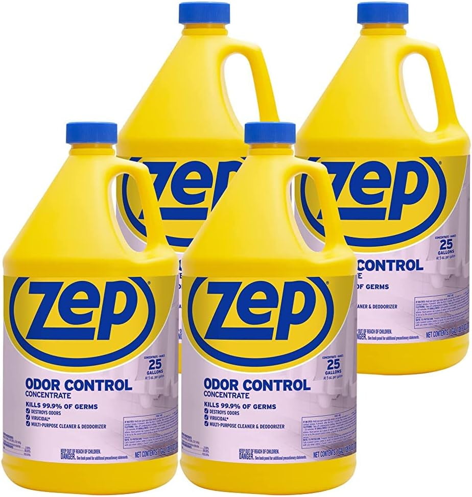 Zep Odor Control Disinfectant Concentrate 1 Gallon (Case Of 4