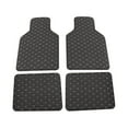 thumbnail image 3 of 4 Pcs Tapis de Sol pour Voiture Intérieur Automobile Doublure de Conduite Tapis Décoratif Décoration avant Arrière Lavable Réutilisable Noir, 3 of 9