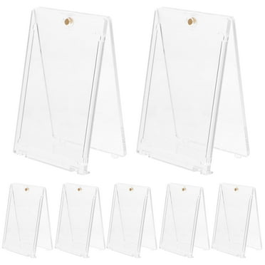 Card Display Protectors Home Holder Sports Case Trading Frame Showcase Hard Plastic 10 Pcs