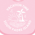 thumbnail image 4 of Inktastic Vacation Time in South Padre Island Boys or Girls Baby Bib, 4 of 4