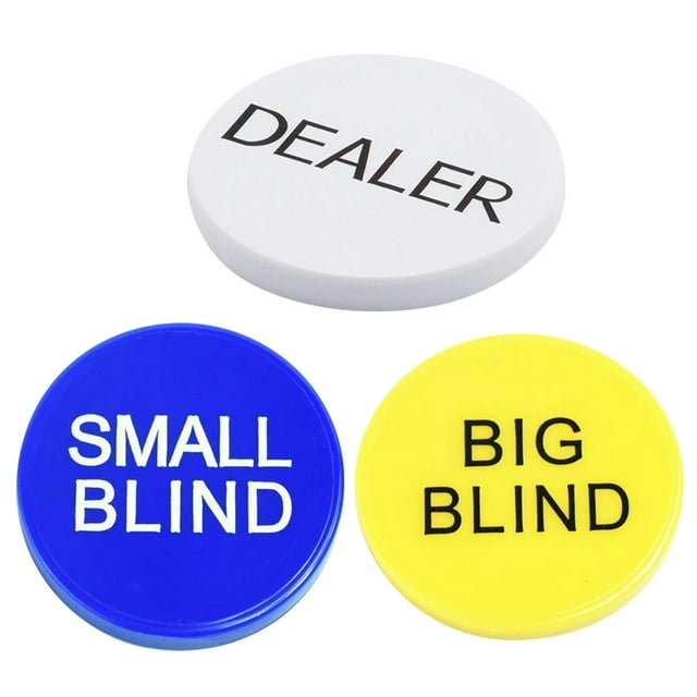 MasteelfCA 3Pcs Bingo Chips Bingo Game Counting Chips Poker Tokens Game Accessory