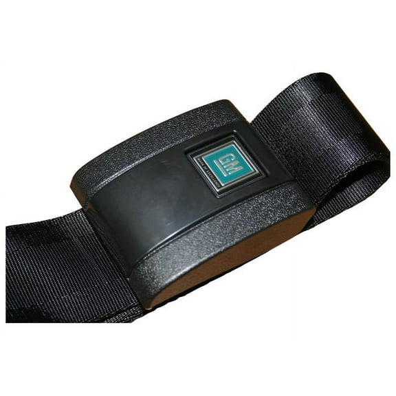 Brothers Trucks GMBELT1 Seat Belt Kit - Lap Belt - 2-Point - Black - Each