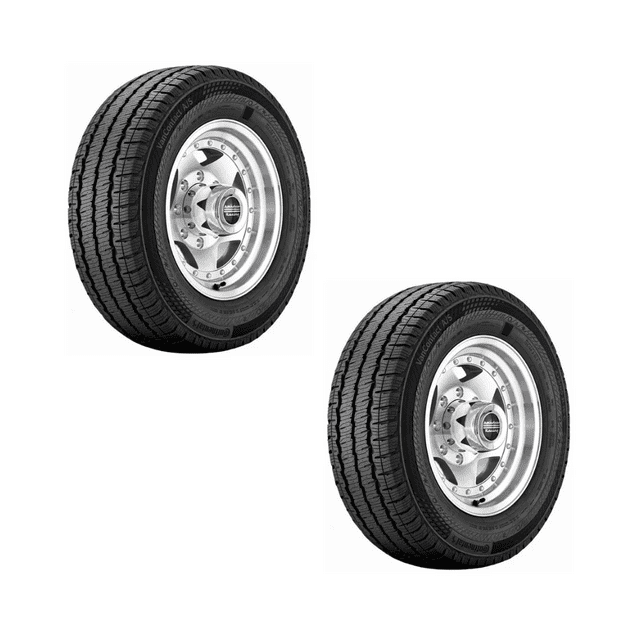 Paquete de 2 llantas 285/65 R16C 131R Continental VanContact A/S