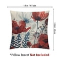 thumbnail image 4 of Set of 2, flowers Square, Short plush Zip Closure Home Furnishing, 4 of 8