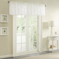 thumbnail image 3 of Home Essence Vera Sheer Embroidered Window Valance, White, 3 of 5