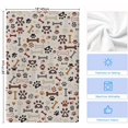 thumbnail image 5 of Dog Paw Kitchen Towels Set of 3, Vintage Farmhouse Dog Bones Love Heart Soft Microfiber Dish Towels, Absorbent Quick-Dry Washable Dishcloths for Kitchen Cleaning, Drying Dishes, 18x28 Inches, 5 of 9