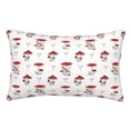 thumbnail image 1 of Fotbe Different Mushrooms Funda de Almohada Decorativa Estilo Occidental, Lujo en Algodón, Fundas para Almohadas King, Cojín Estampado para Decoración del Hogar-16"x24", 1 of 6