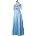 thumbnail image 2 of Women's Light Blue Regency Dress - Floral Empire Waist Gown with Elegant Silhouette, 2 of 9