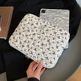 thumbnail image 6 of Yucurem Puffy Quilted Floral Laptop Case, Maple Leaf Padded Laptop Sleeve, Coquette Aesthetic Shockproof Cover for iPad, Computer, Tablet, Notebook, 11.42" x 0.98" x 8.46" (Black), 6 of 8
