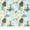 Blue And Orange Butterfly, variant on Singer Print Fabric, 100% Premium Cotton, Quilt Sewing, 44 inch, Daisys On Yellow, Cut by Yard