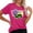 Hot Pink, variant on OJSFQUFP Fitted Shirt Pink Women Vintage 80S T Shirts Casual Retro 80S Party Shirt Tops Fashion Tops Dressy Casual Shirts S