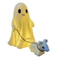 thumbnail image 6 of Clearance 2025!Ghost Walking Dog Statue, Ghost Walking Dog Statue,Ghost Walking His Ghost Dog Ghost Dog Statues Spooky Ghost Dog Figurine Home Tabletop Decorations, Figurines,Night Light,, 6 of 7