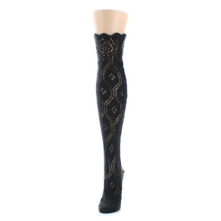 

MeMoi Droop Loop Chunky Knit Over The Knee Socks - Womens - Female