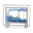 thumbnail image 2 of 3D Moving Sand Picture Table Rotating Sandscape Art Painting Decoration Living Room Office Desktop Ornament Party Presents, 2 of 10