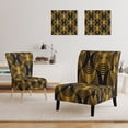 thumbnail image 3 of Designart "Deco Style Modern Pattern" Upholstered Mid-Century Accent Chair - Arm Chair, 3 of 5
