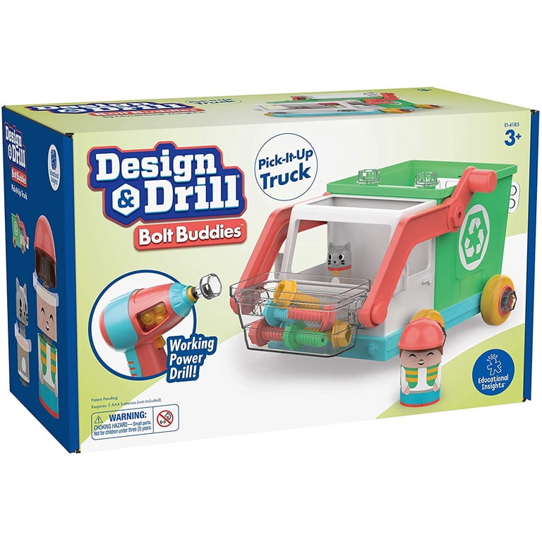Educational Insights Design & Drill Bolt Buddies Voiture de Course - Compétence motricité fine et tige - Jouet parfait pour plus de 3 ans Educational Insights Design & Drill Bolt Buddies Voiture de Course - Compétence motricité fine et tige - Jouet parfait pour plus de 3 ans